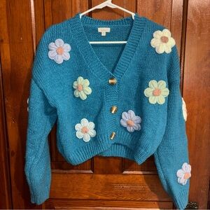 Knit Cardigan Sweater